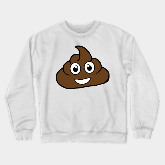 poo emoji Crewneck Sweatshirt by B0red